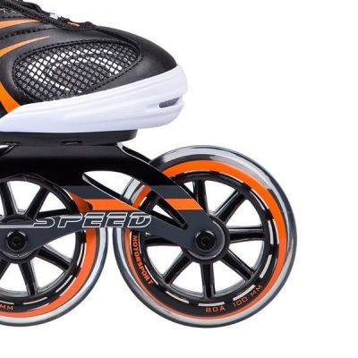4. NILS EXTREME NA1060S ROLLER SKATES BLACK-ORANGE SIZE 42