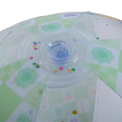 4. INFLATABLE BEACH BALL 50CM GLITTER GREEN 53197