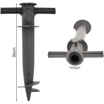 7. UMBRELLA BASE 30x17x6CM GRAY