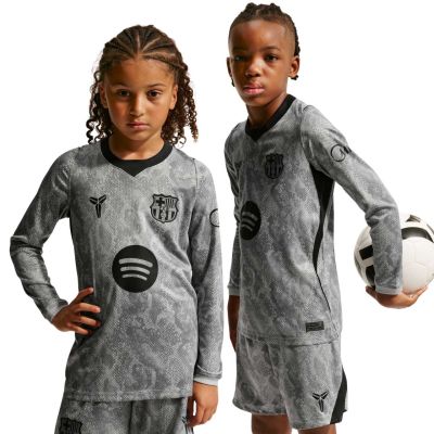 Nike FC Barcelona 2026/27 Stadium Away Kids' Goalkeeper Jersey Gray IO8337 013