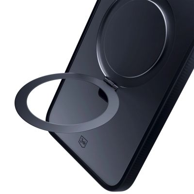 5. 3mk Smoke Case Mag&Stand for Apple iPhone 15 plus - black