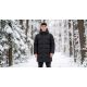 8. Men’s parka Geographical Norway BARBARIAN LONG BLACK DB MEN 001 (WA2879H/GN-BLACK)