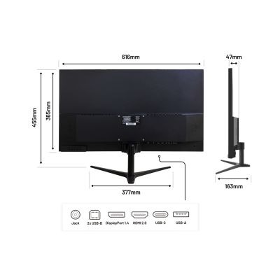 7. JAPANNEXT monitor 68.5 cm JN-IPS27WQHDR-C65W 16:9 HDMI/DP WQHD