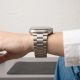 8. Tech-Protect Stainless Stainless Steel Bracelet for Apple Watch 44 / 45 / 46 / 49 mm – Silver-Gold