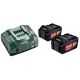 2. METABO 18V 5.2Ah battery x2 + charger
