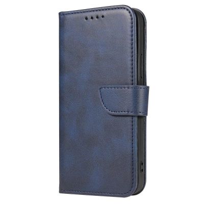 2. Magnet Case elegant case cover with a flap and stand function for Samsung Galaxy A73 blue