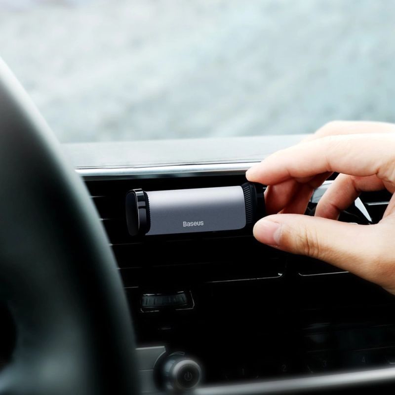 9. Baseus car phone holder for air vent black (SUGP-01)