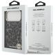 8. Karl Lagerfeld IML Leopard Pattern MagSafe Case for iPhone 17 Pro Max - Black