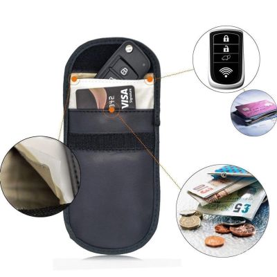 15. Anti-theft case for car keys blocking radio waves Keyless Faraday Box cover Faraday cage 14 cm with 10 cm black