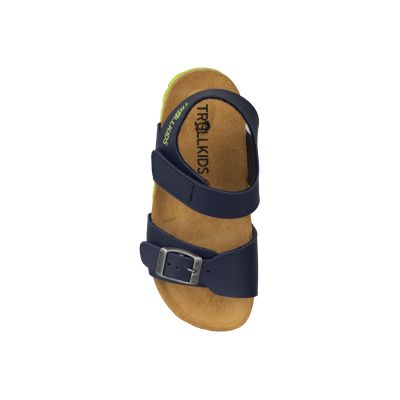 3. Trollkids Kids Bergen Sandal navy/green (483-100)