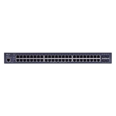 2. TP-LINK TL-SG3452XP Managed L2+ JetStream Switch, 48 Gigabit PoE+ Ports, 4 SFP+ 10GE Slots