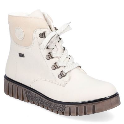 33. Waterproof beige women's hiking boots Rieker Y3433-60