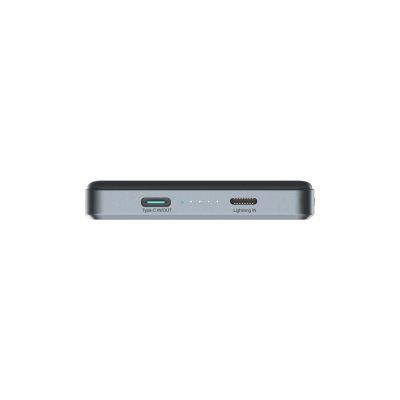 5. Joyroom JR-PBM08 Pro Powerbank 22.5W 10000mAh with Wireless Charging 2x USB-C - Gray