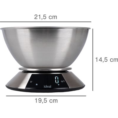 10. IDEAL IK3701 KITCHEN SCALE