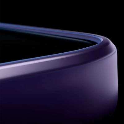 4. 3mk Smoke MagCase for iPhone 17 Pro - Purple-Translucent
