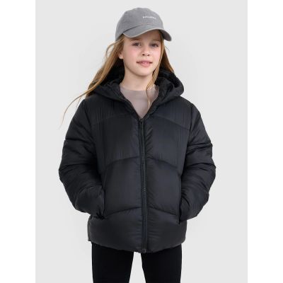 Girls' down jacket with synthetic filling 4F 4FJRAW25TDJAF0817-20S