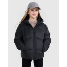 Girls' down jacket with synthetic filling 4F 4FJRAW25TDJAF0817-20S
