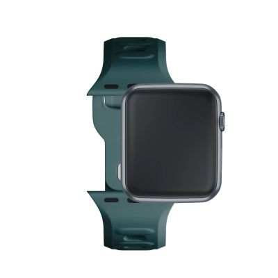 5. 3mk Silicone Watch Strap for Apple Watch 38 / 40 / 41 mm - green