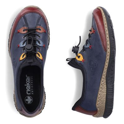 5. Rieker N3271-35 women's comfortable slip-on navy blue shoes