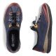 5. Rieker N3271-35 women's comfortable slip-on navy blue shoes
