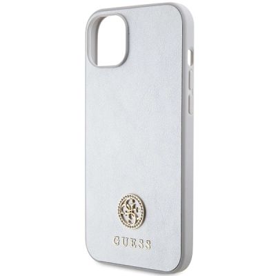 6. Guess GUHCP15MPS4DGPS iPhone 15 Plus 6.7" silver/silver hardcase Strass Metal Logo