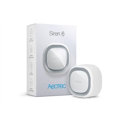 3. Z-Wave Siren 6 Wireless Indoor/Outdoor Siren White