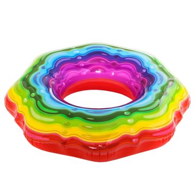 3. Bestway Rainbow Swimming Ring 115cm 36163 7463