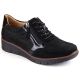 11. Filippo W PAW467 black leather wedge shoes
