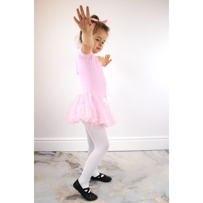 14. Jr Nazo Black Leather Dance Ballet Shoes with Elastic Bands
