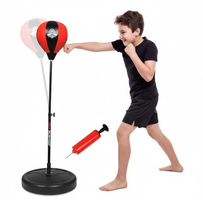 11. Freestanding Boxing Reflex Ball for Children DBX PRO 72–102 cm, Red