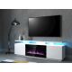 2. EVA TV cabinet with electric fireplace 180x40x52 white/white gloss