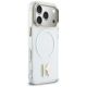 4. Karl Lagerfeld IML K Head Logo MagSafe Case for iPhone 17 Pro - Clear