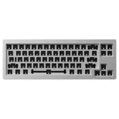 AKKO MonsGeek M7 VIA Barebone Kit Silver keyboard