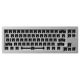 AKKO MonsGeek M7 VIA Barebone Kit Silver keyboard