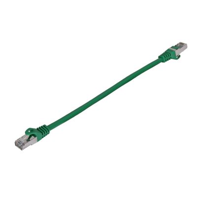 PATCHCORD CAT.6 FTP 0.25M GREEN FLUKE PASSED LANBERG 10-PACK