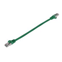 PATCHCORD CAT.6 FTP 0.25M GREEN FLUKE PASSED LANBERG 10-PACK