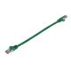 PATCHCORD CAT.6 FTP 0.25M GREEN FLUKE PASSED LANBERG 10-PACK