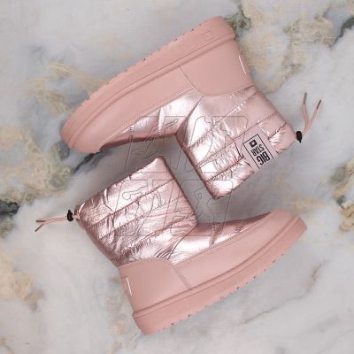 8. Metallic snow boots Big Star W INT1589C pink