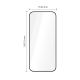 2. Tech-Protect Glass Fit+ 2-Pack Tempered Glass for Xiaomi Redmi 17 4G / 5G - Black