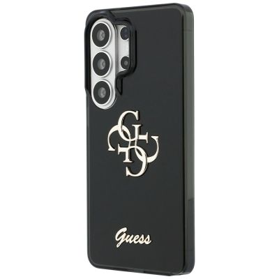 2. Guess IML Big Metal 4G Script case for Samsung Galaxy S26 Ultra - black