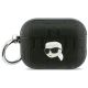 Karl Lagerfeld Monogram Karl Head Case for AirPods Pro 3 - Black