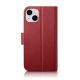 2. iCarer Wallet Case 2in1 Cover iPhone 14 Plus Anti-RFID Leather Flip Cover Red (WMI14220727-RD)