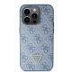 9. Guess Crossbody 4G Metal Logo Case for iPhone 14 Pro Max - Blue