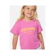 4. RIP CURL Surf Puff Relaxed Tee - Girl Pink