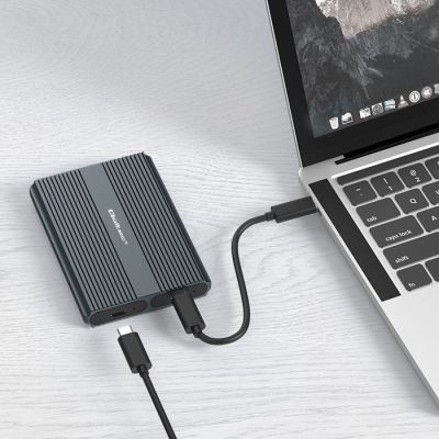 2. Qoltec Case | M.2 SSD drive bay | SATA | NVMe | USB-C | DUAL 2 x 2TB