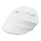 3. NATEC CRAKE 2 VERTICAL MOUSE WIRELESS 2400DPI BT 5.2 + 2.4GHZ WHITE