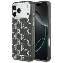 Karl Lagerfeld IML KL Monogram MagSafe Case for iPhone 17 Pro Max - Black