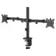 SAVIO DOUBLE DESK MOUNT FOR MONITORS 17" - 32" 2X 2 - 9 KG UM-03
