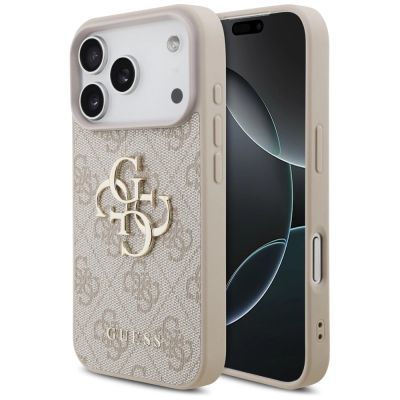 Guess 4G Big Logo Case for iPhone 17 Pro - Pink