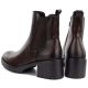 10. Women's ankle boots with a block heel, insulated, brown, Potocki SZ12742